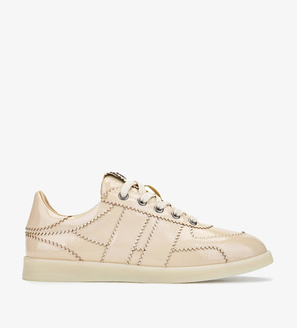 Tamer Tanca Tamer Tanca Kadın Hakiki Deri Bej Sneakers &amp; Spor Ayakkabı model görseli