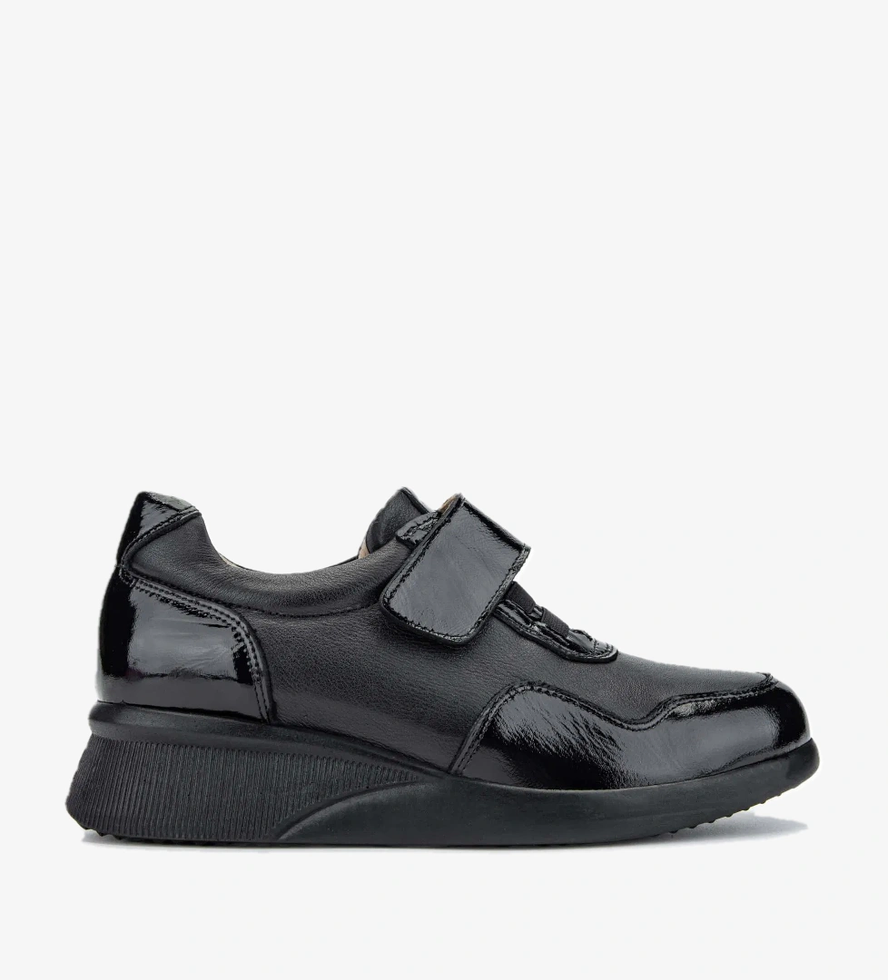 Tamer Tanca Kadın Hakiki Deri Siyah Casual Ayakkabı - Görsel 1