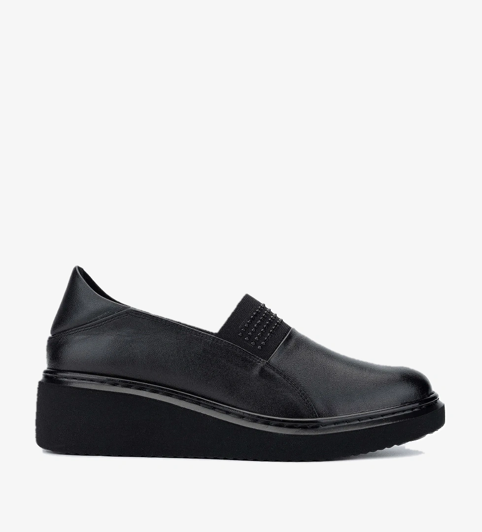 Tamer Tanca Tamer Tanca Kadın Hakiki Deri Siyah Deri Casual Ayakkabı model görseli