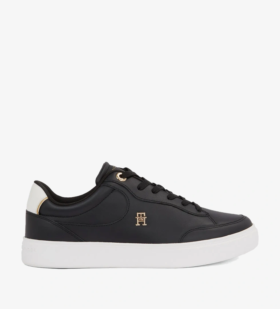 Tommy Hilfiger Essential Chic Court Kadın Siyah Sneaker - Görsel 1