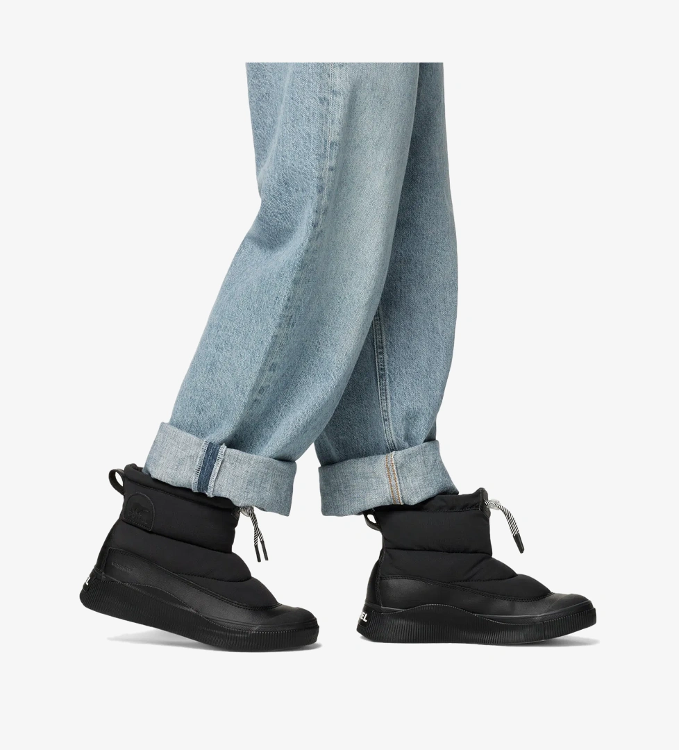 Sorel Nl5160 Out About Puffy Wp Kadın Siyah Bot - Görsel 1