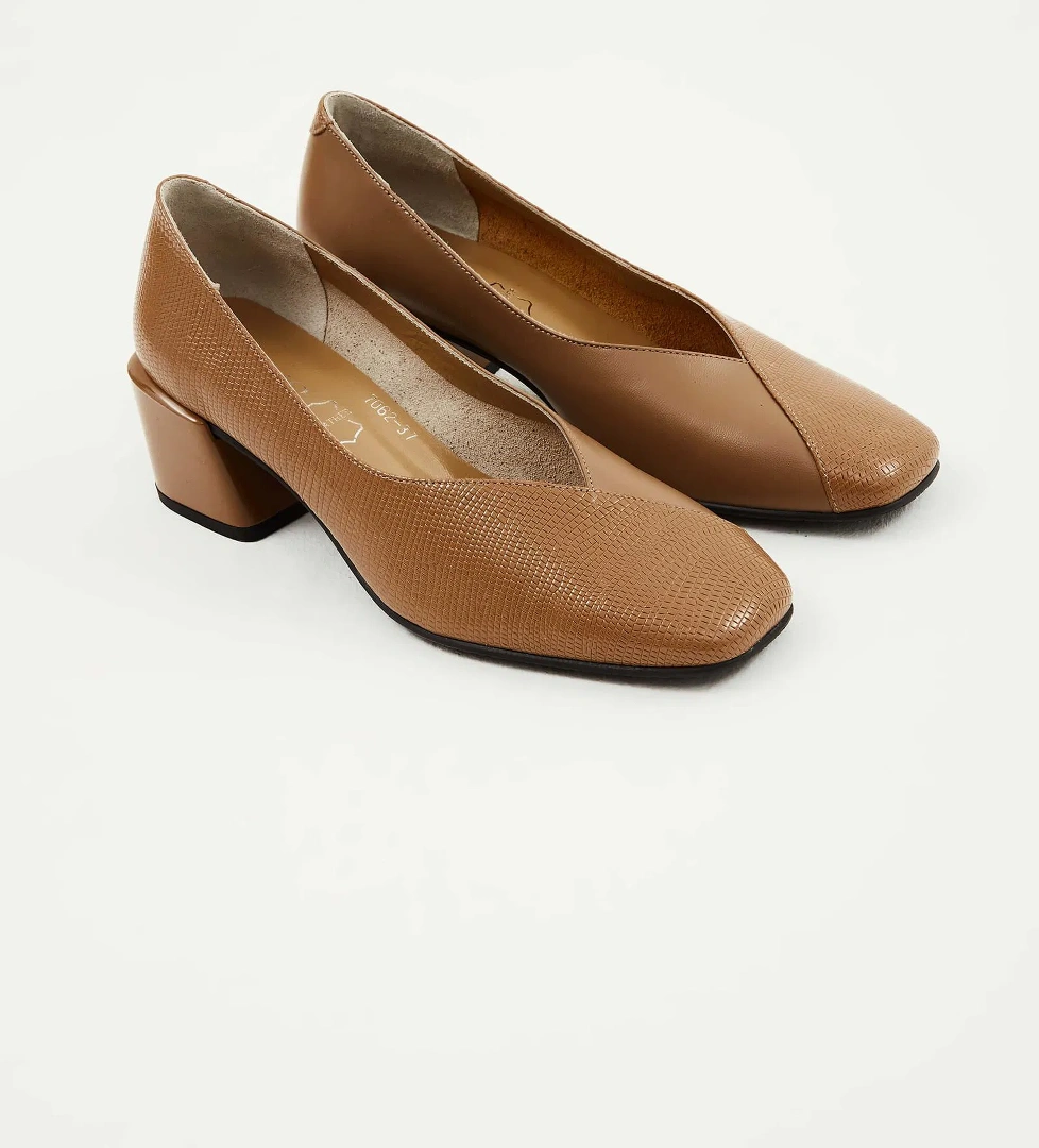 Tamer Tanca Tamer Tanca Kadın Hakiki Deri Vizon Topuklu Ayakkabı model görseli