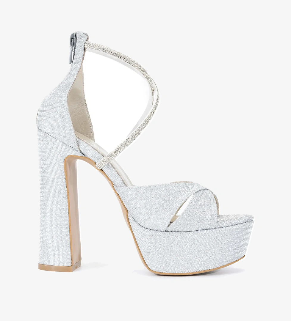 Tamer Tanca Kadın Hakiki Deri Gri Topuklu Ayakkabı - Görsel 1