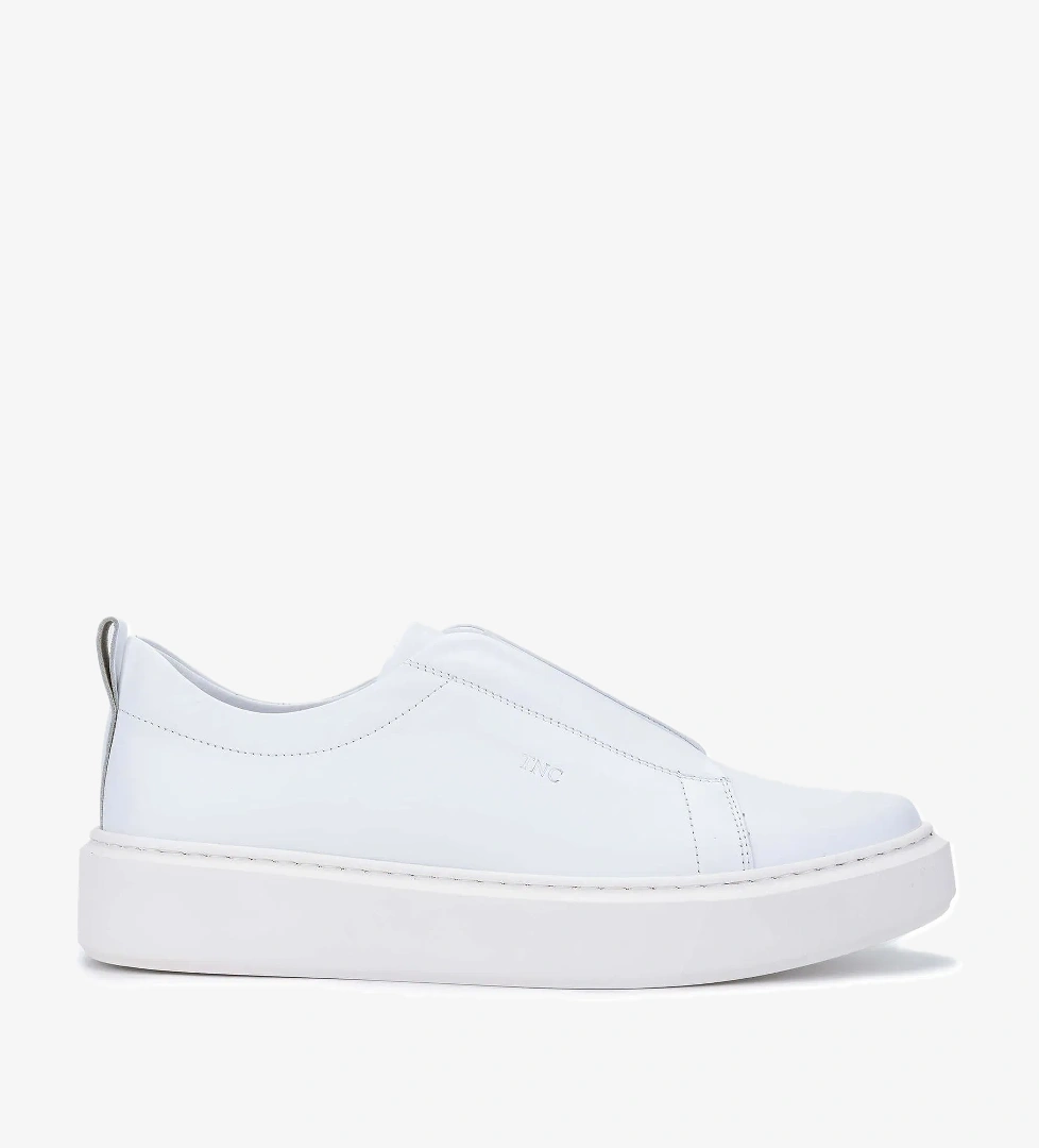 Tamer Tanca Tamer Tanca Erkek Hakiki Deri Beyaz Loafer Ayakkabı model görseli