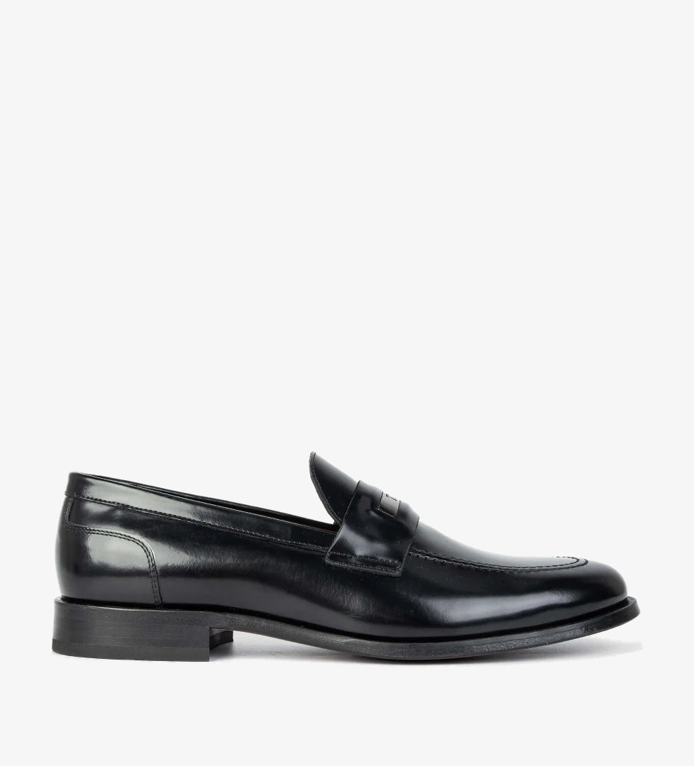 Tamer Tanca Tamer Tanca Erkek Hakiki Deri Siyah Açma Loafer Ayakkabı model görseli