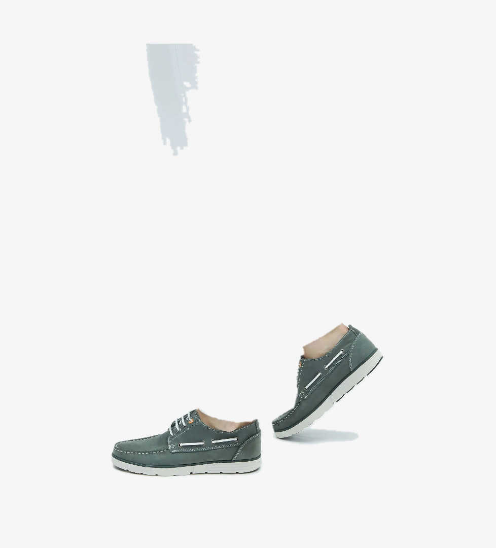 Tamer Tanca Erkek Hakiki Deri Yeşil Casual Ayakkabı - Görsel 1