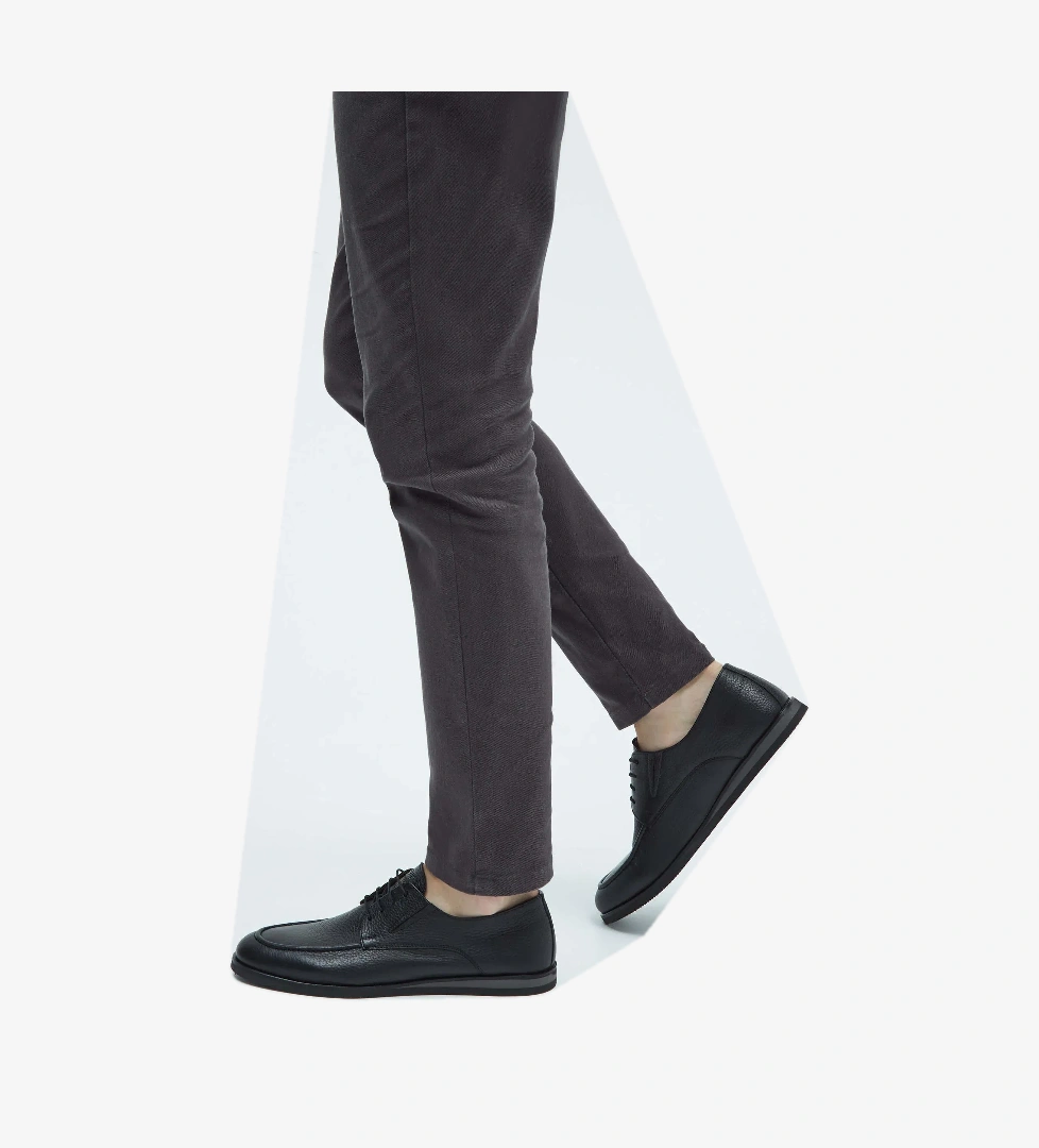 Tamer Tanca Tamer Tanca Erkek Hakiki Deri Siyah Casual Ayakkabı model görseli