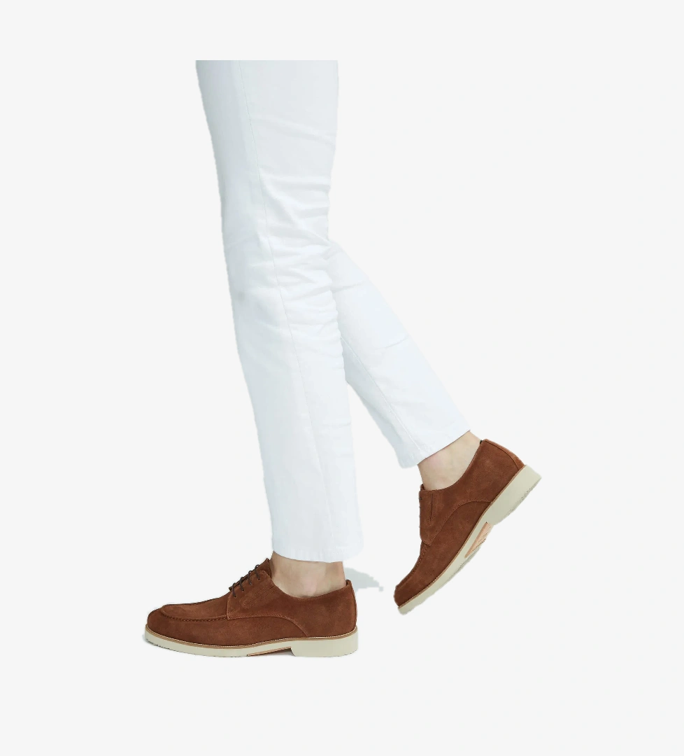 Tamer Tanca Erkek Hakiki Deri Tarçın Casual Ayakkabı - Görsel 1