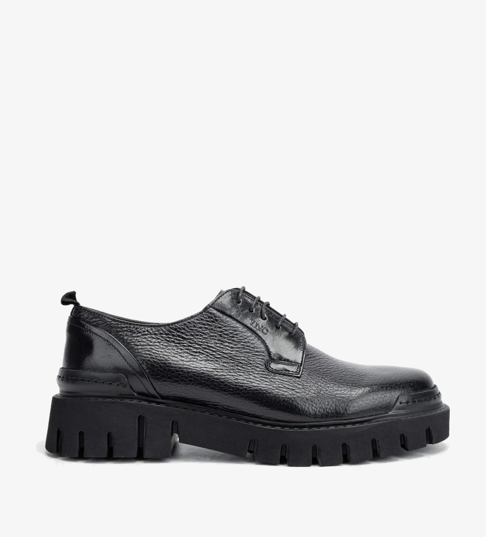 Tamer Tanca Tamer Tanca Erkek Hakiki Deri Siyah Casual Ayakkabı model görseli