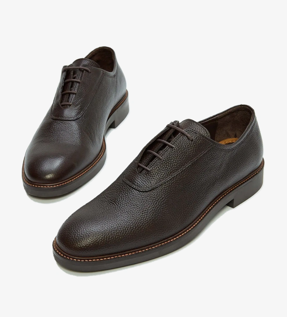 Tamer Tanca Erkek Hakiki Deri Kahverengi Casual Ayakkabı - Görsel 1