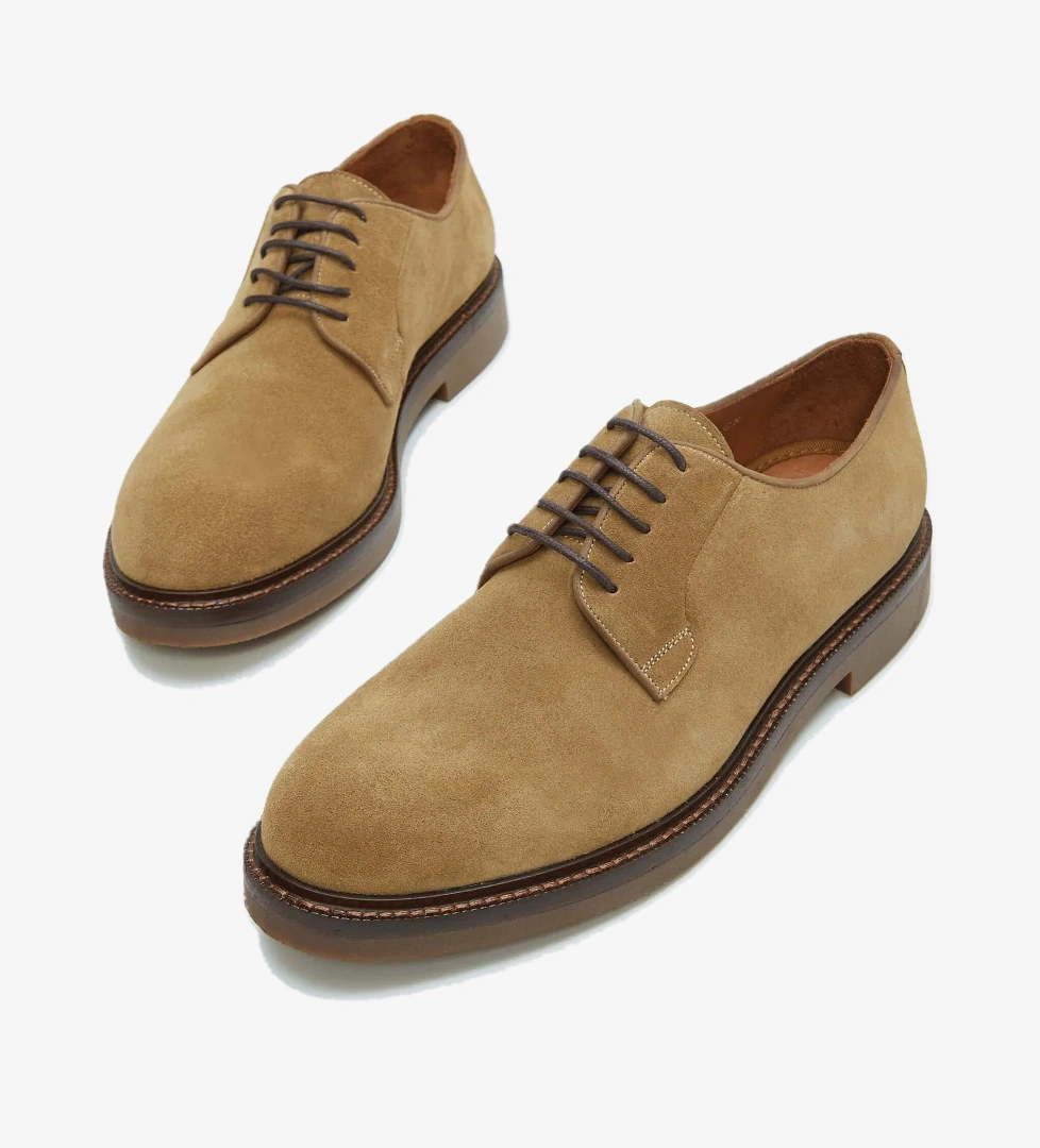 Tamer Tanca Tamer Tanca Erkek Hakiki Deri Bej Casual Ayakkabı model görseli