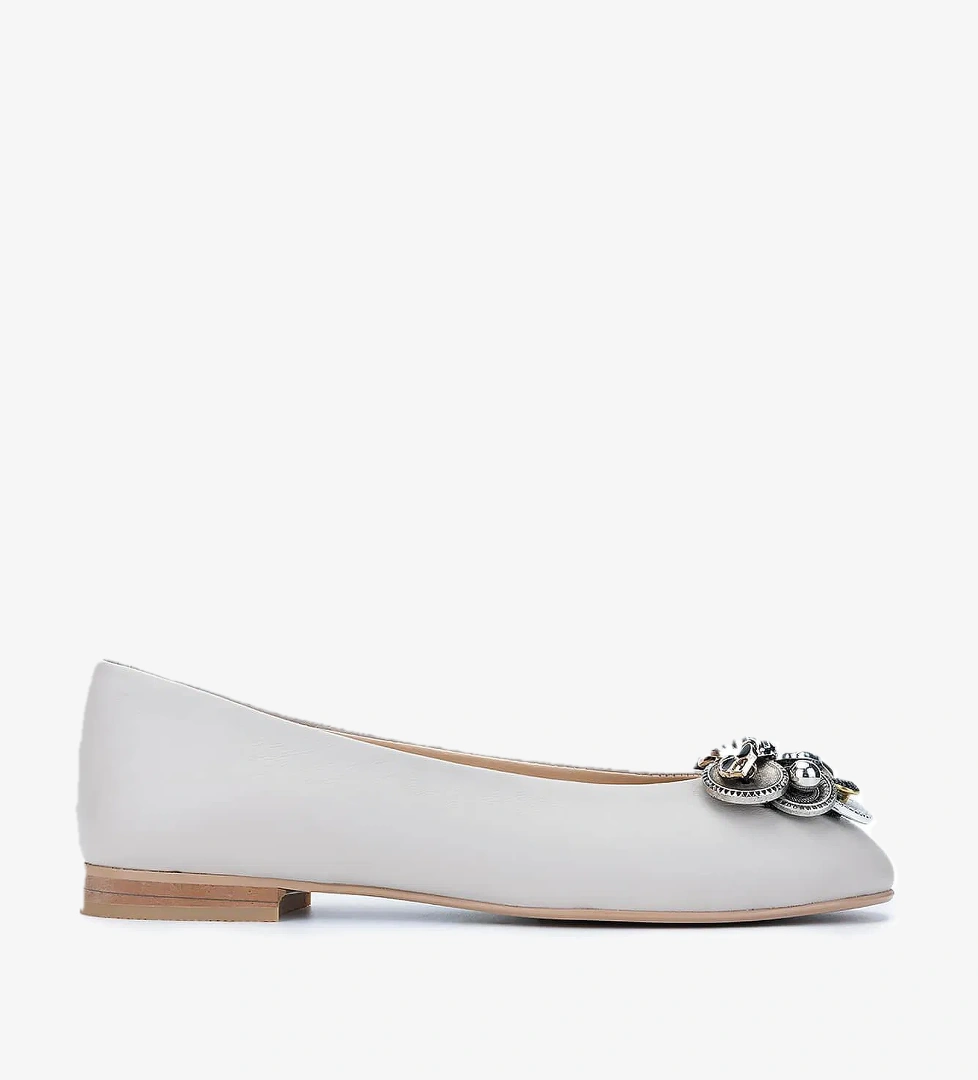 Tamer Tanca Kadın Hakiki Deri Vizon Babet Ayakkabı - Görsel 1