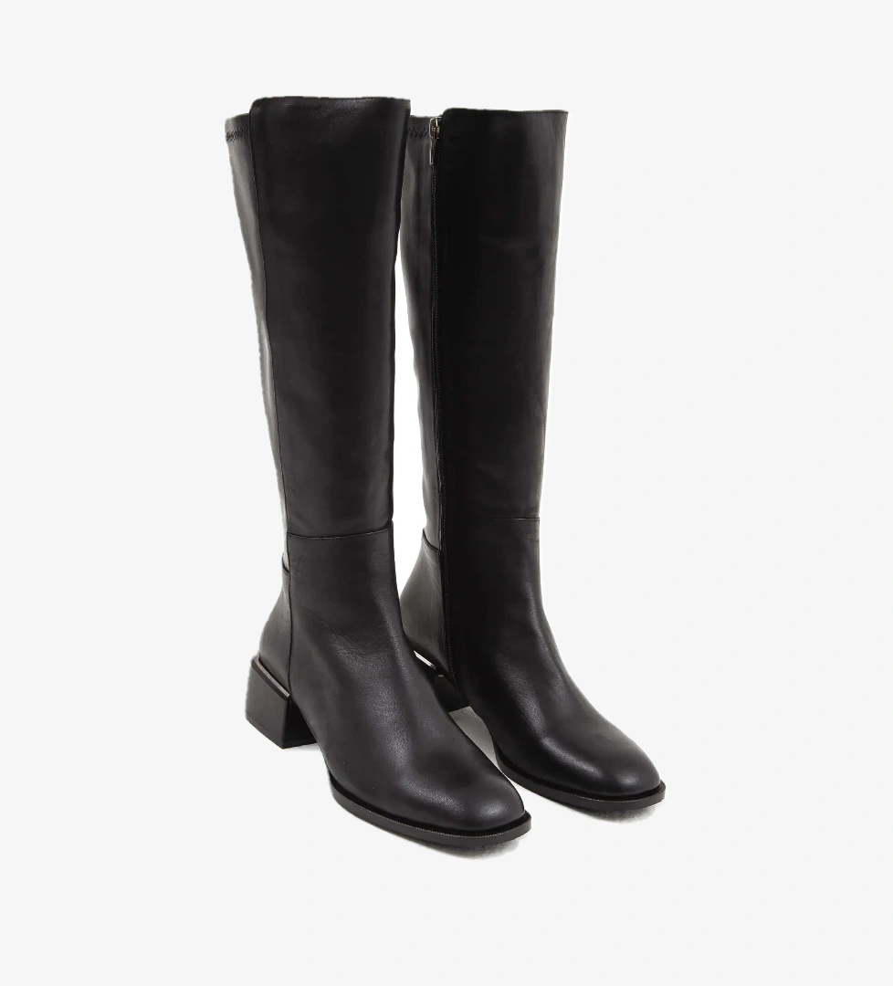 Tamer Tanca Tamer Tanca Kadın Hakiki Deri Siyah Casual Çizme model görseli