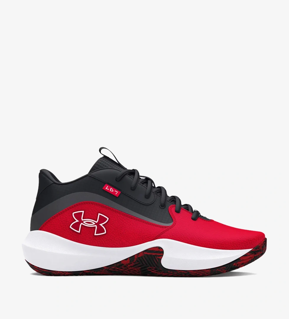 Under Armour Under Armour Lockdown 7 Erkek Kırmızı Basketbol Ayakkabısı model görseli