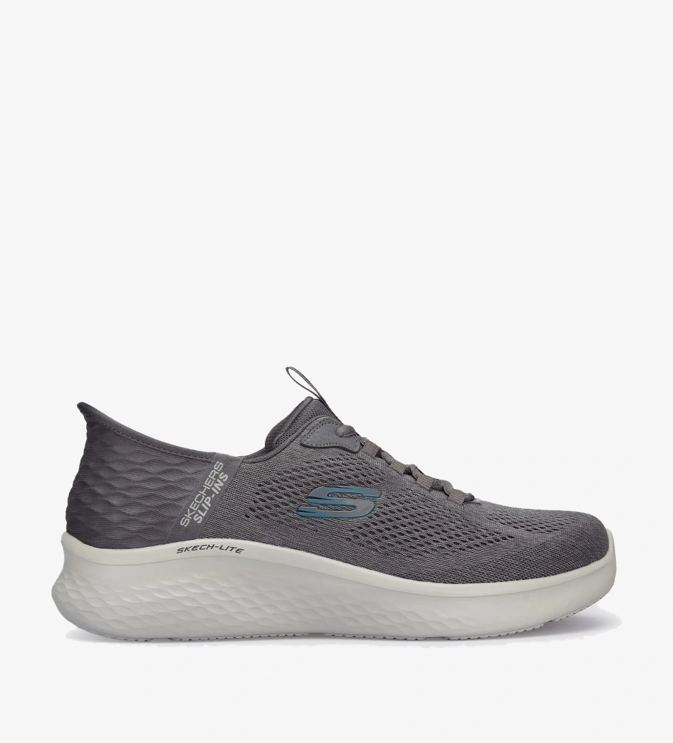 Skechers Skechers Lite Pro Primebase Erkek Gri Günlük Spor Ayakkabı Sneaker | FashFed Gri - 1. görsel