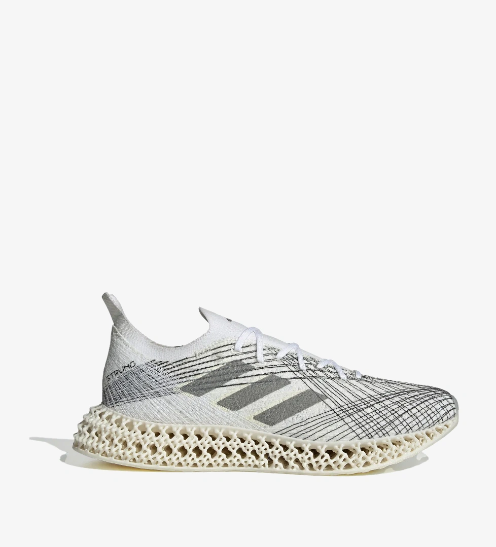 Adidas adidas 4DFWD X Strunger Erkek Beyaz Koşu Ayakkabısı Sneaker | FashFed Beyaz - 1. görsel