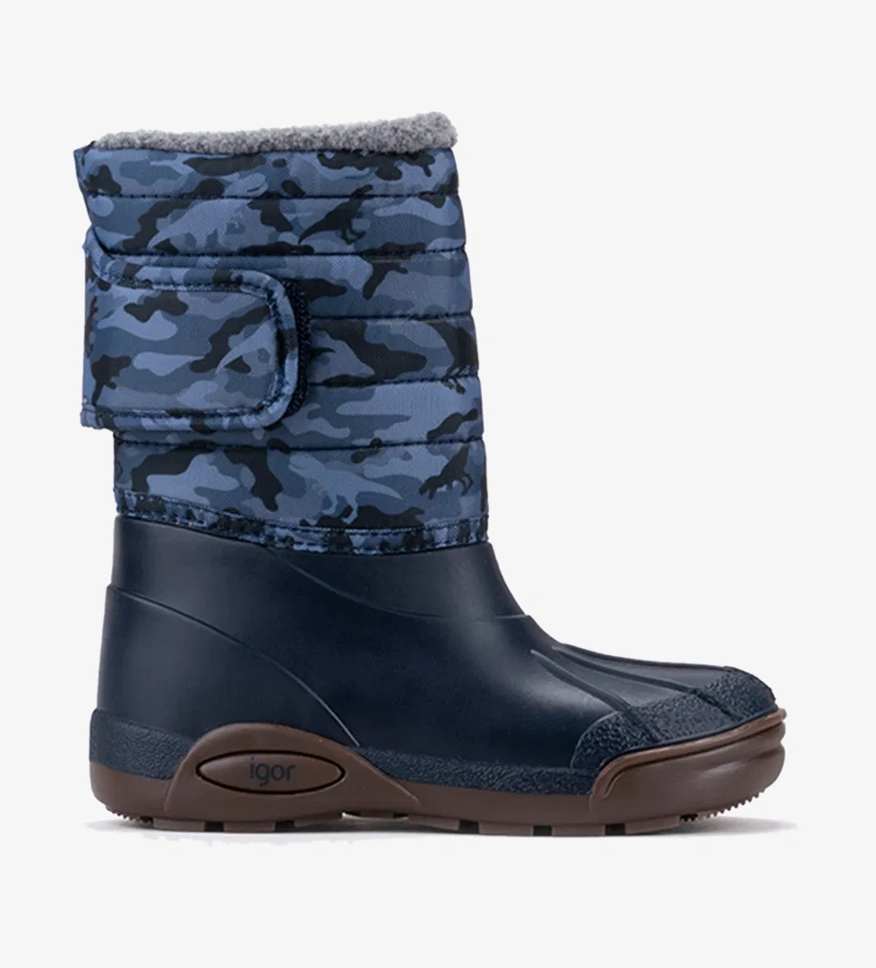 Igor Topo Ski Camo Çocuk Lacivert Bot