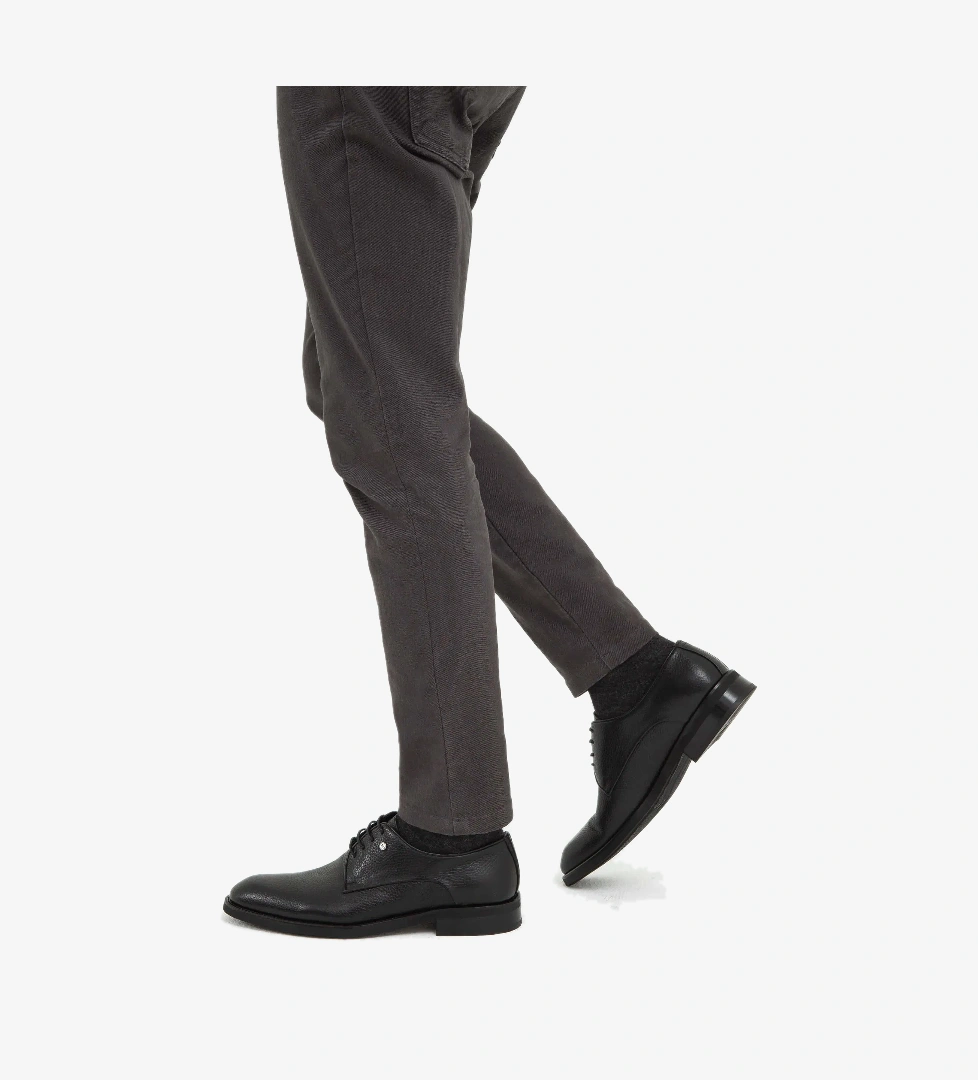 Tamer Tanca Tamer Tanca Erkek Hakiki Deri Siyah Floter Klasik Ayakkabı model görseli