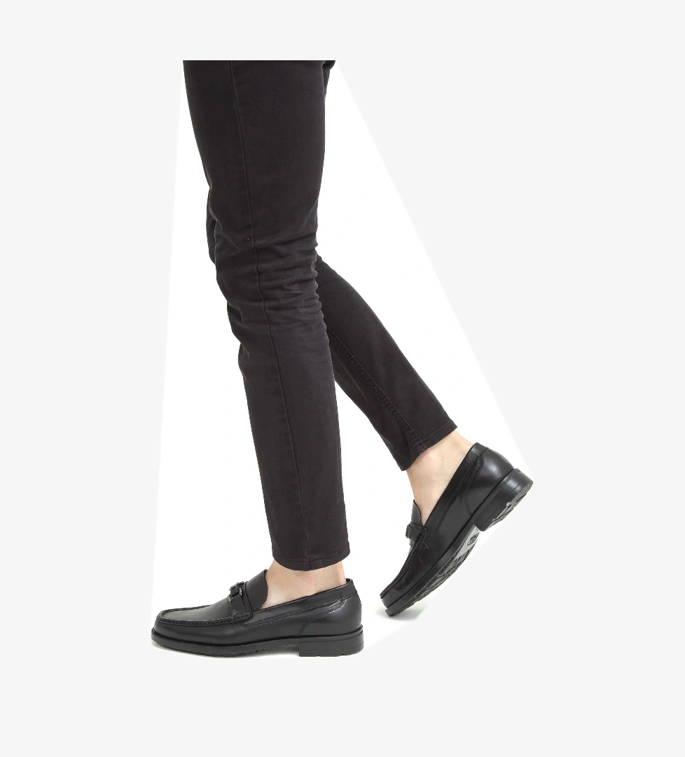 Tamer Tanca Erkek Hakiki Deri Siyah Klasik Ayakkabı - Görsel 1