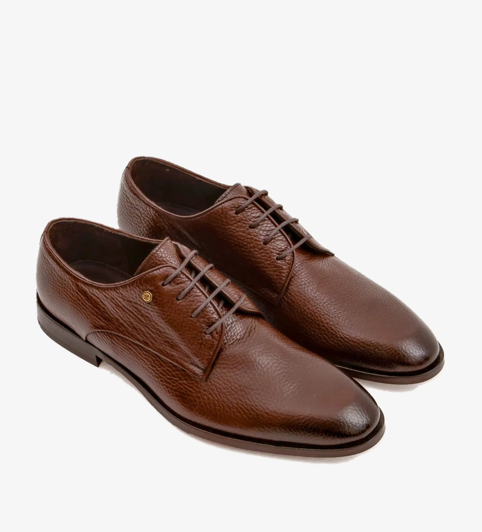 Tamer Tanca Tamer Tanca Erkek Hakiki Deri Taba Klasik Ayakkabı model görseli