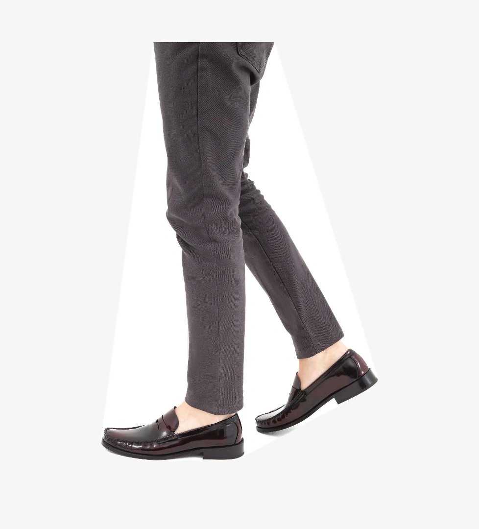 Tamer Tanca Erkek Hakiki Deri Bordo Makosen Ayakkabı - Görsel 1