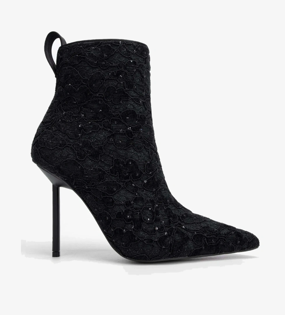 Tamer Tanca Tamer Tanca Kadın Tekstil Siyah Topuklu Bot model görseli