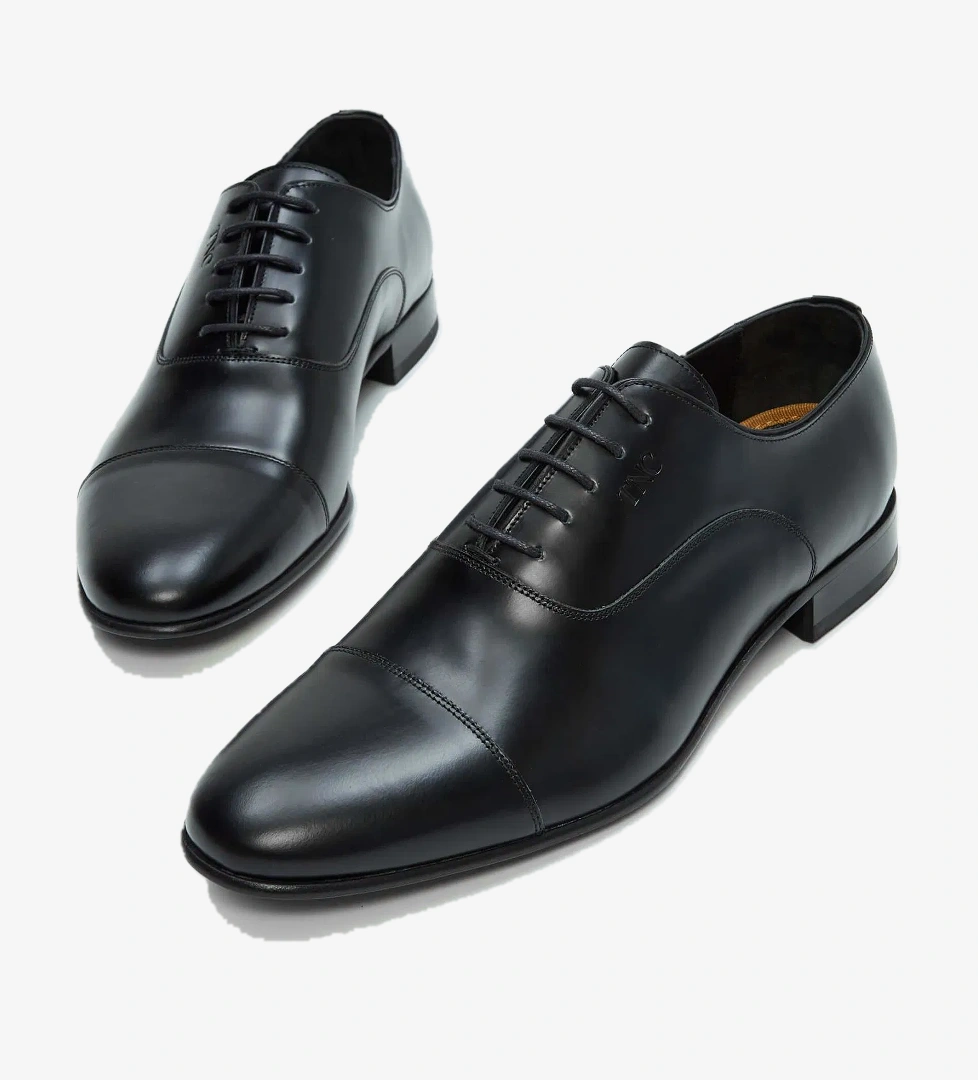 Tamer Tanca Tamer Tanca Erkek Hakiki Deri Siyah Açma Klasik Ayakkabı Casual Ayakkabı | FashFed Siyah - 1. görsel