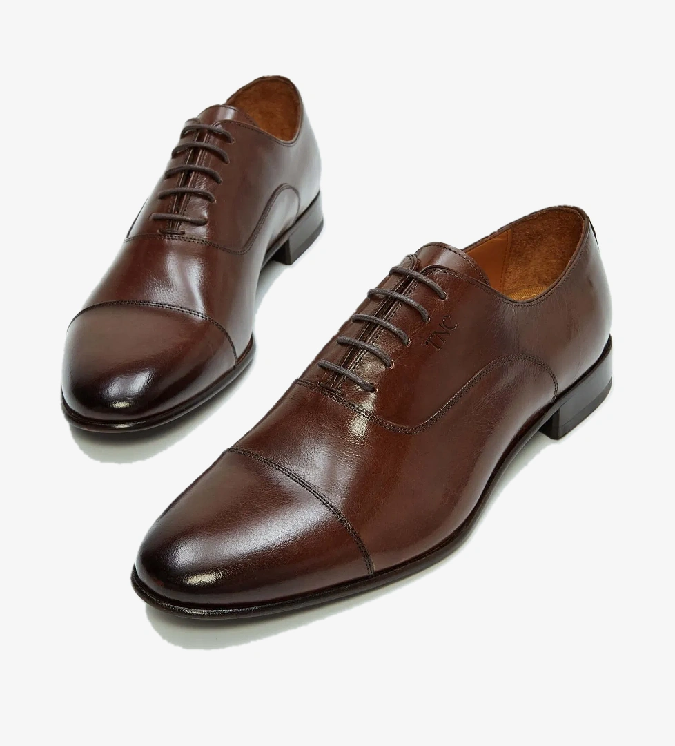 Tamer Tanca Tamer Tanca Erkek Hakiki Deri Kahverengi Klasik Ayakkabı Casual Ayakkabı | FashFed Kahverengi - 1. görsel