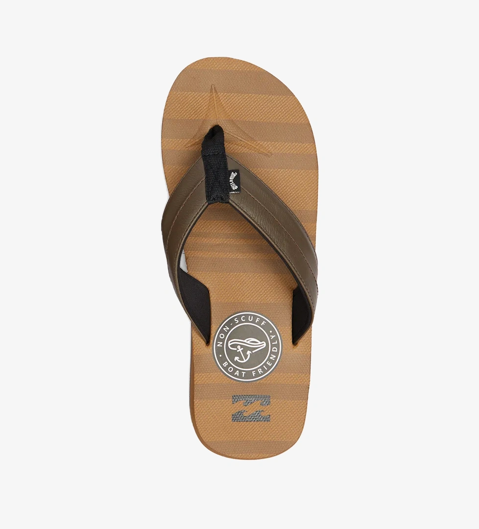 Billabong All Day Impact Print Erkek Kahverengi Terlik - Görsel 1