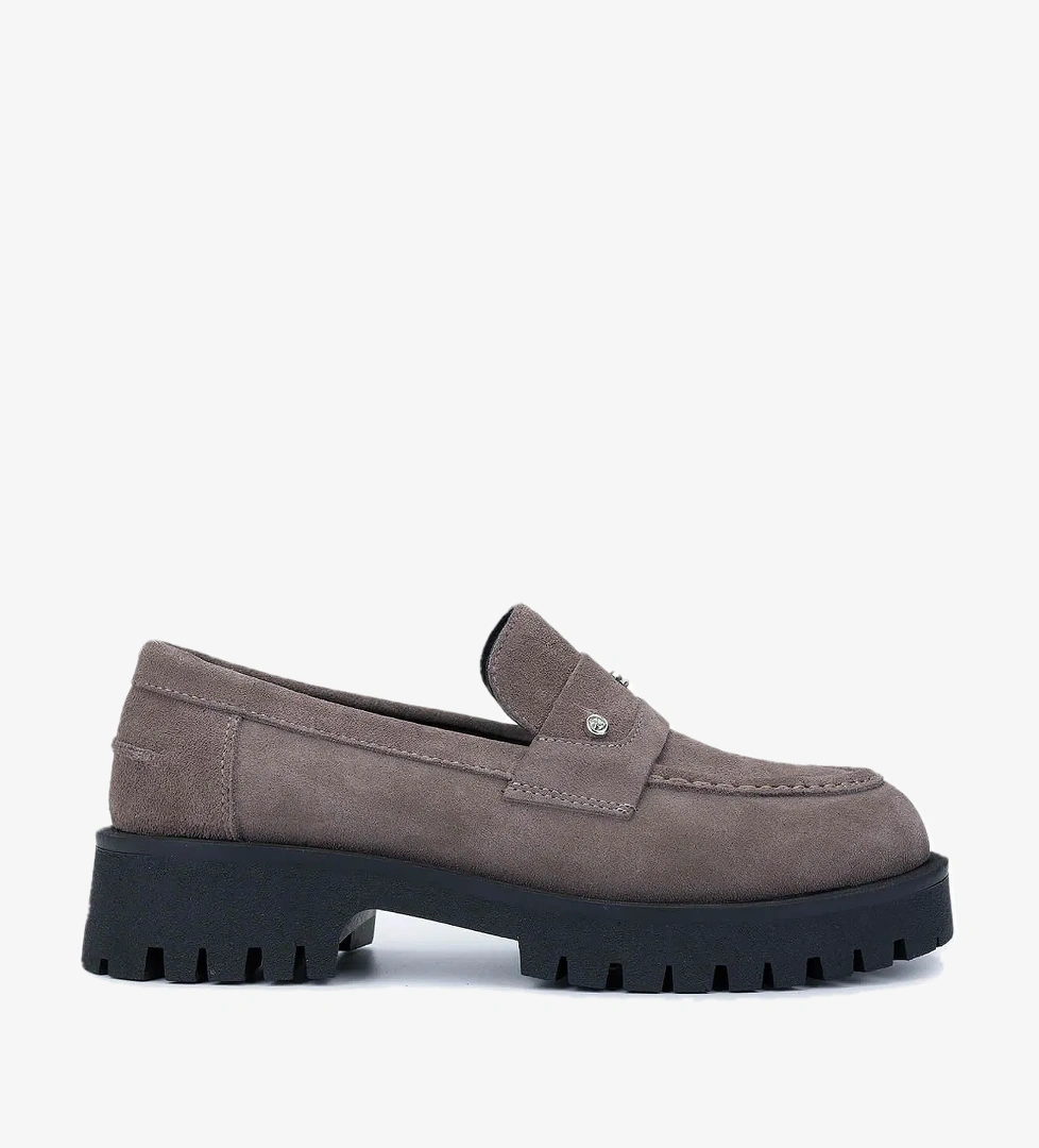 Tamer Tanca Tamer Tanca Kadın Hakiki Deri Vizon Süet Loafer Ayakkabı model görseli