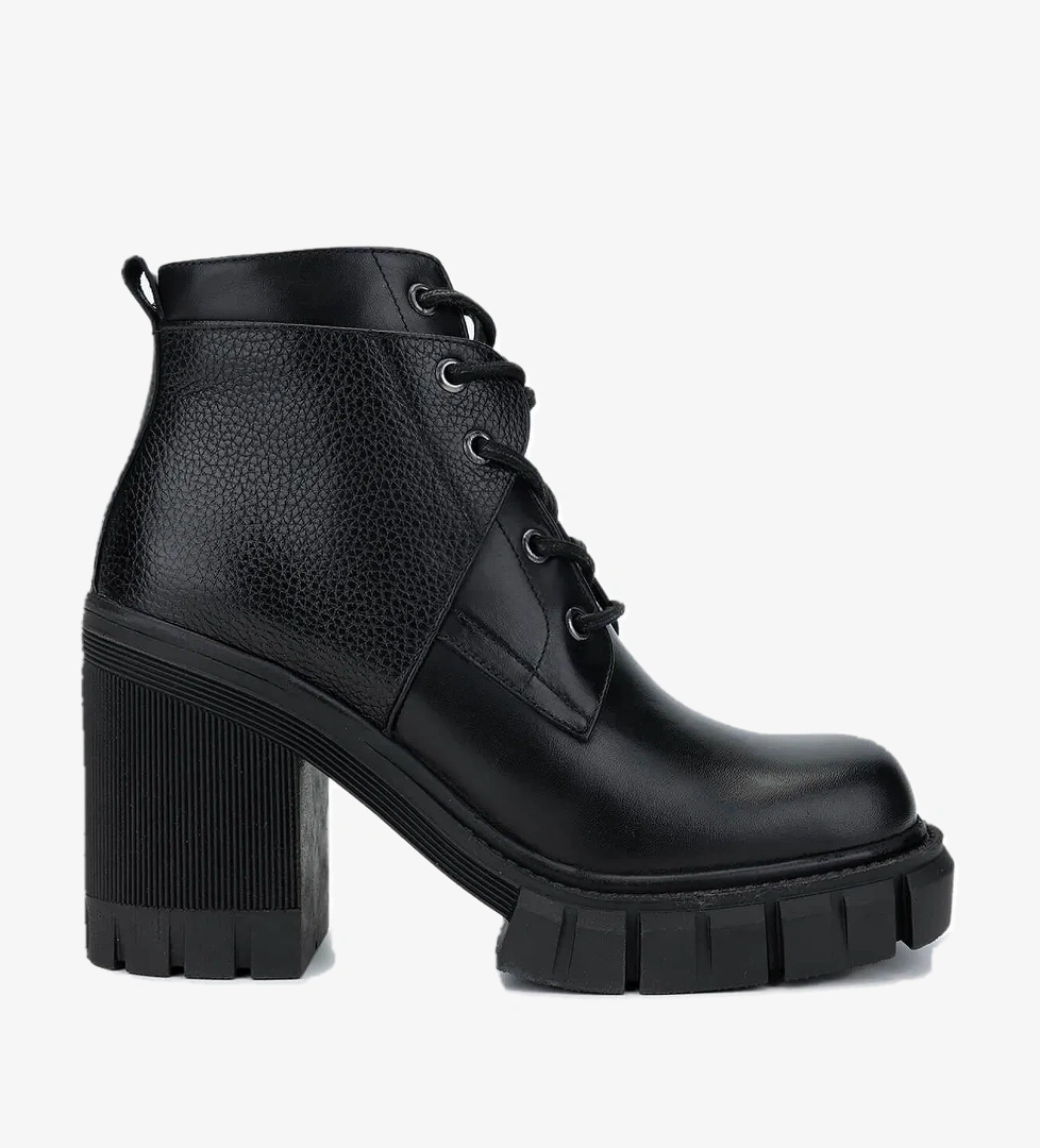 Tamer Tanca Tamer Tanca Kadın Hakiki Deri Siyah Topuklu Bot model görseli