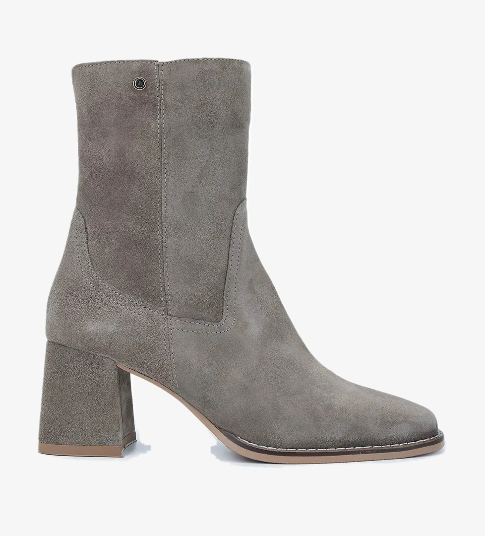 Tamer Tanca Tamer Tanca Kadın Hakiki Deri Vizon Süet Topuklu Bot model görseli