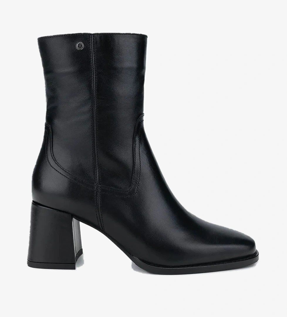 Tamer Tanca Tamer Tanca Kadın Hakiki Deri Siyah Deri Topuklu Bot model görseli