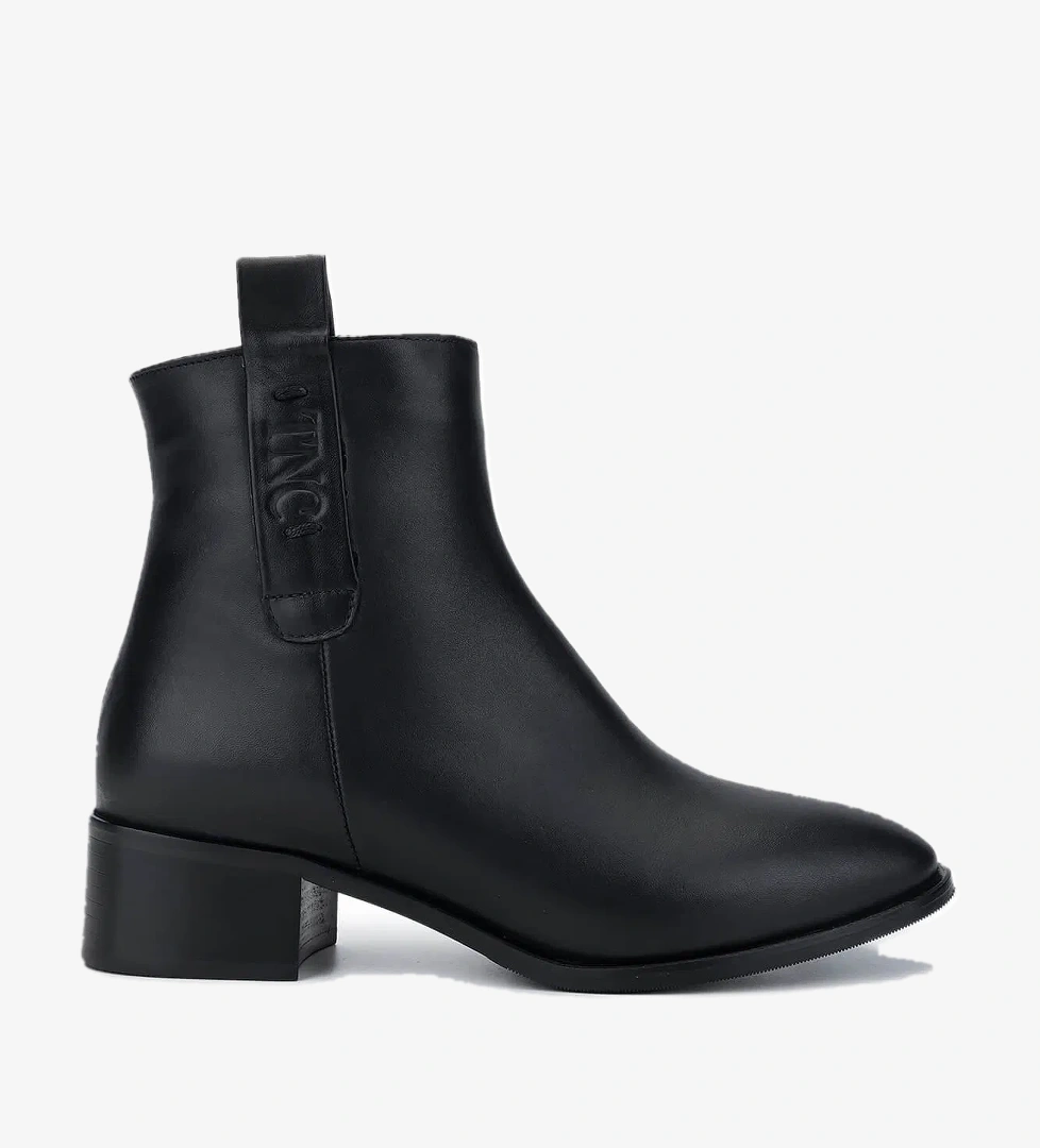 Tamer Tanca Tamer Tanca Kadın Hakiki Deri Siyah Deri Topuklu Bot model görseli