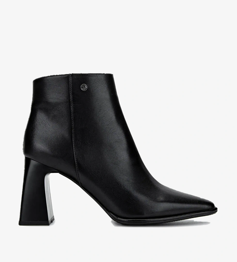 Tamer Tanca Tamer Tanca Kadın Hakiki Deri Siyah Deri Topuklu Bot model görseli