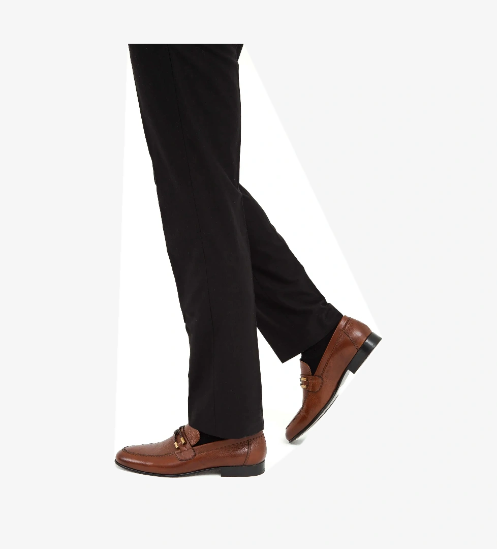 Tamer Tanca Tamer Tanca Erkek Hakiki Deri Kahverengi Makosen Ayakkabı model görseli