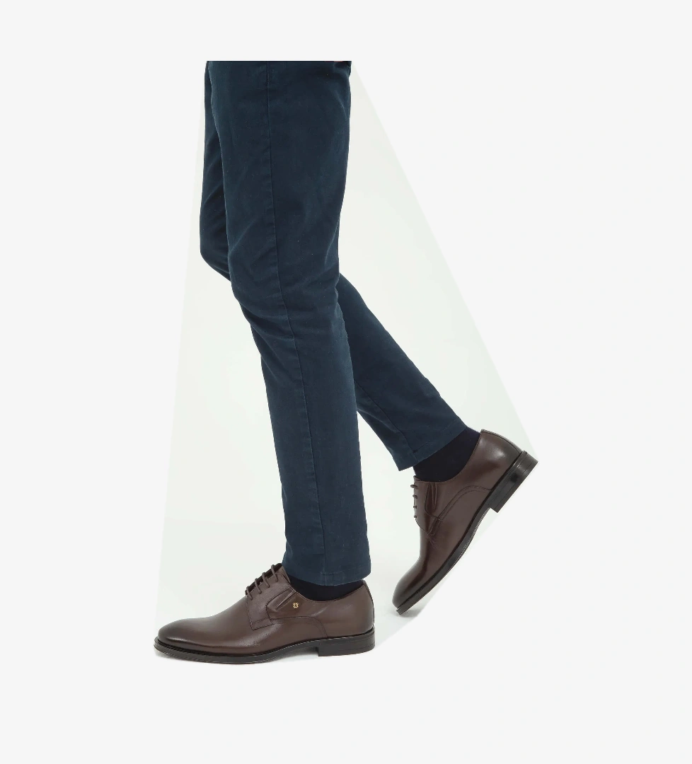 Tamer Tanca Tamer Tanca Erkek Hakiki Deri Kahverengi Klasik Ayakkabı Casual Ayakkabı | FashFed Kahverengi - 1. görsel