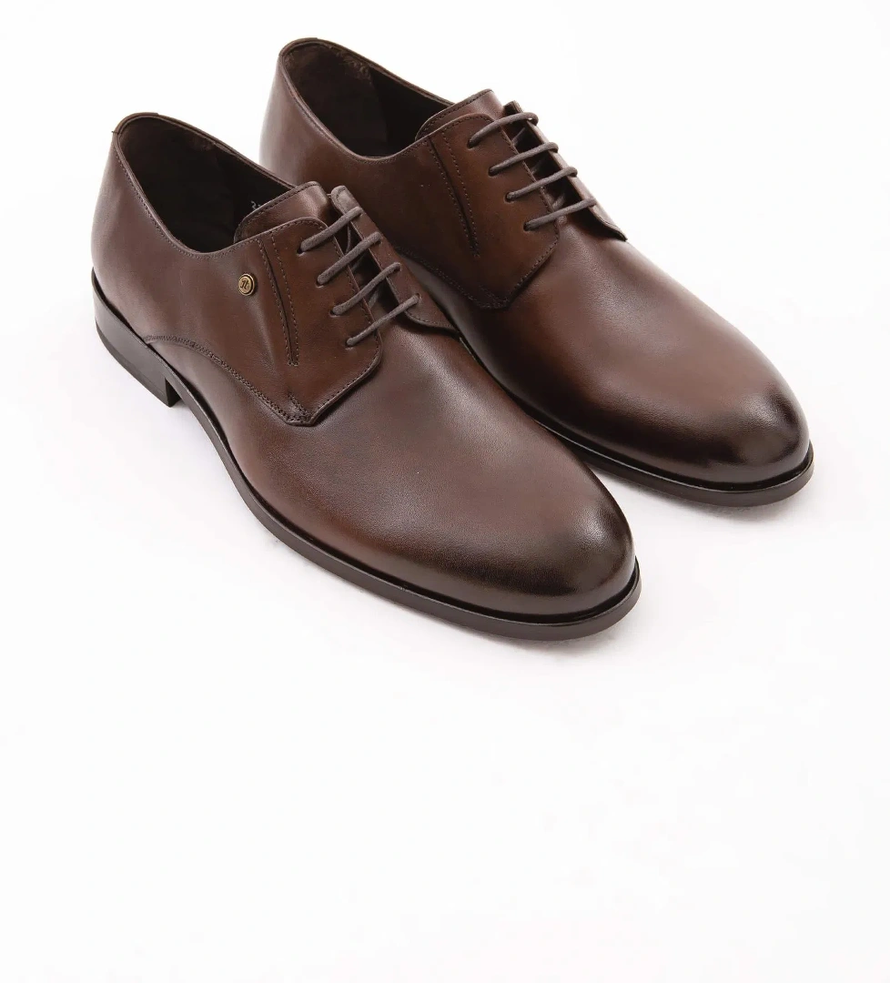 Tamer Tanca Tamer Tanca Erkek Hakiki Deri Kahverengi Klasik Ayakkabı model görseli