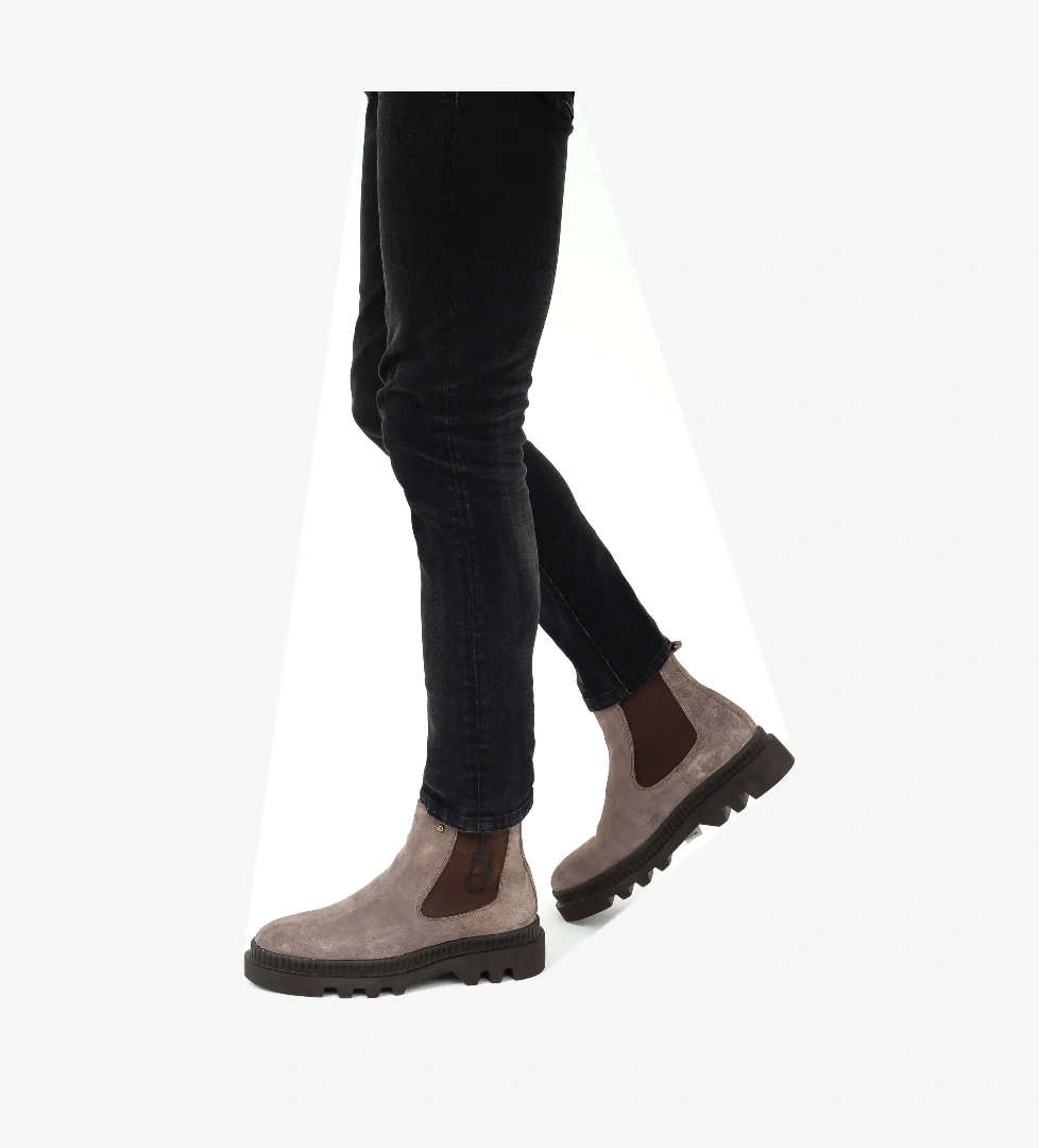 Tamer Tanca Erkek Hakiki Deri Kahverengi Casual Bot - Görsel 1