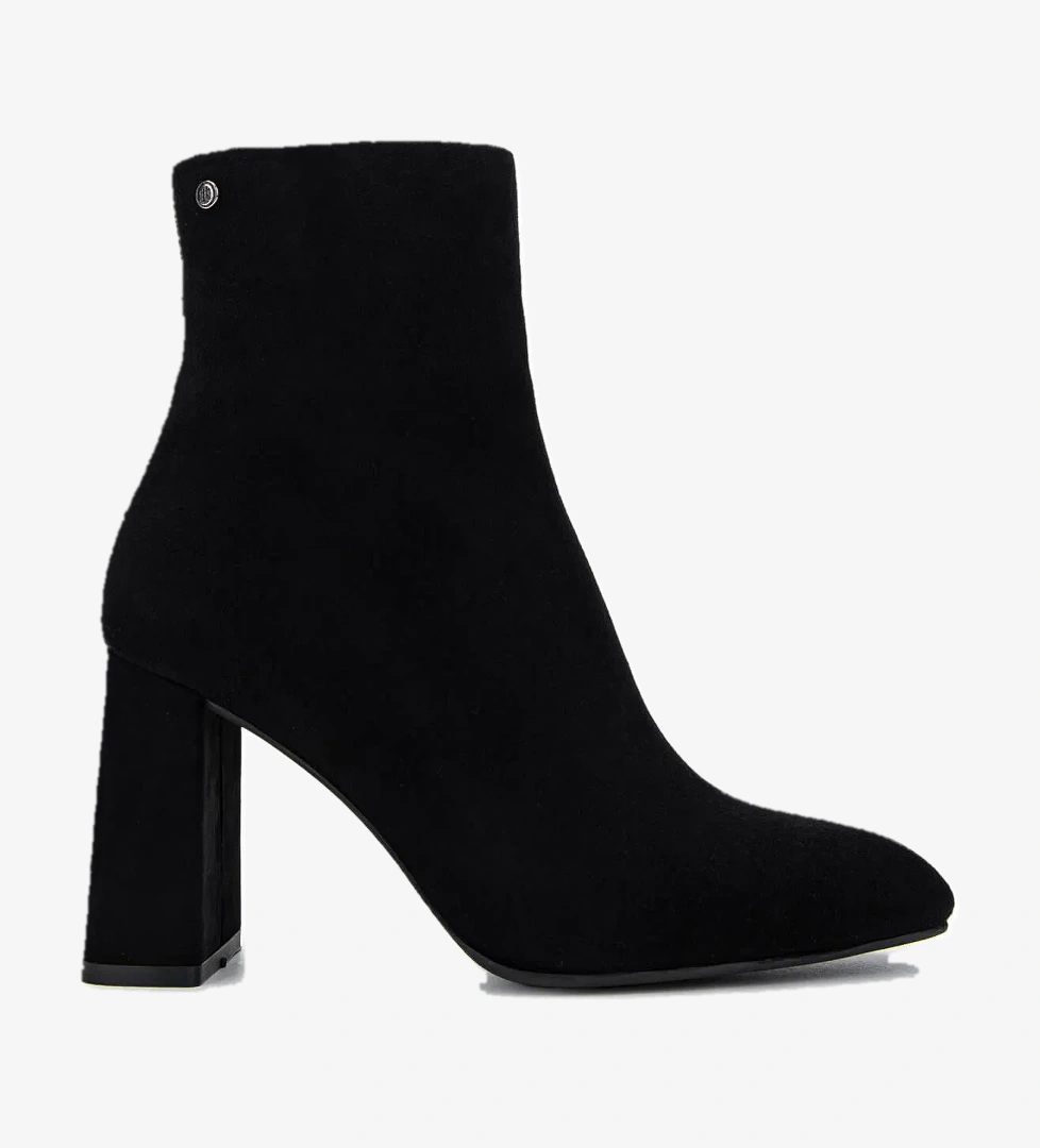 Tamer Tanca Tamer Tanca Kadın Hakiki Deri Siyah Süet Topuklu Bot model görseli