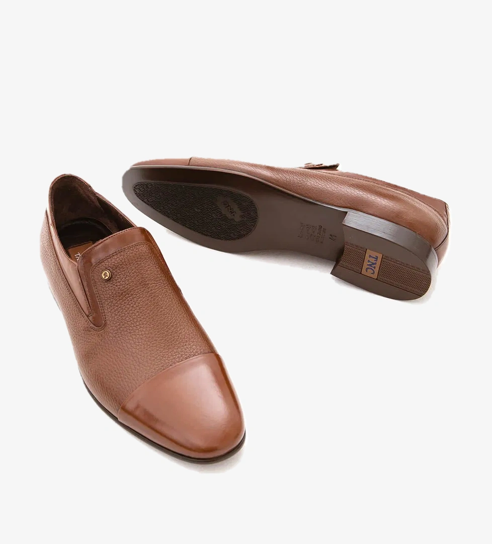 Tamer Tanca Tamer Tanca Erkek Hakiki Deri Taba Makosen Ayakkabı Casual Ayakkabı | FashFed Taba - 1. görsel