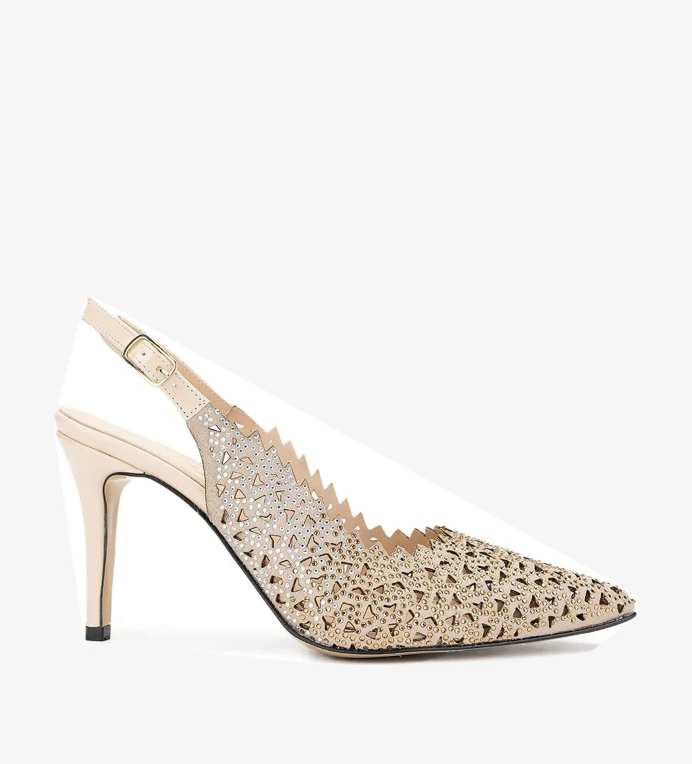 Tamer Tanca Tamer Tanca Kadın Vegan Sarı Abiye Ayakkabı model görseli