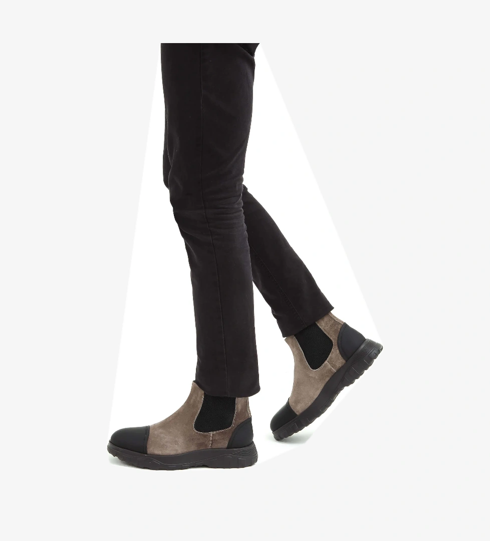 Tamer Tanca Tamer Tanca Erkek Hakiki Deri Vizon Süet Casual Bot model görseli