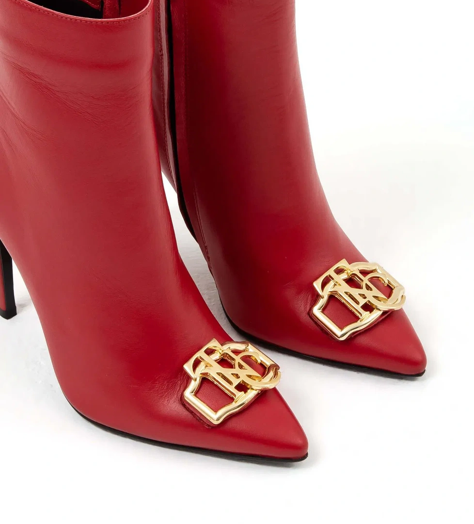 Tamer Tanca Tamer Tanca Kadın Hakiki Deri Kırmızı Topuklu Bot model görseli