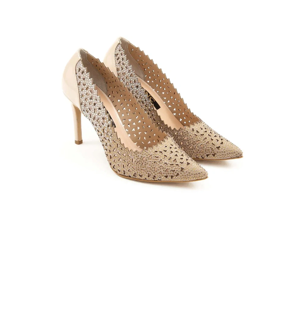 Tamer Tanca Tamer Tanca Kadın Hakiki Deri Sarı Abiye Ayakkabı model görseli