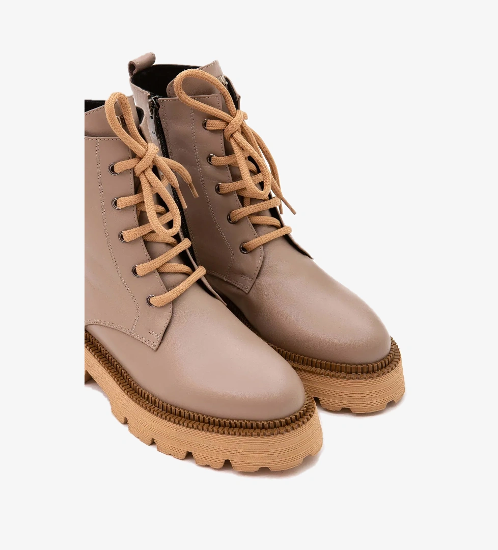 Tamer Tanca Kadın Hakiki Deri Vizon POSTAL Bot - Görsel 1