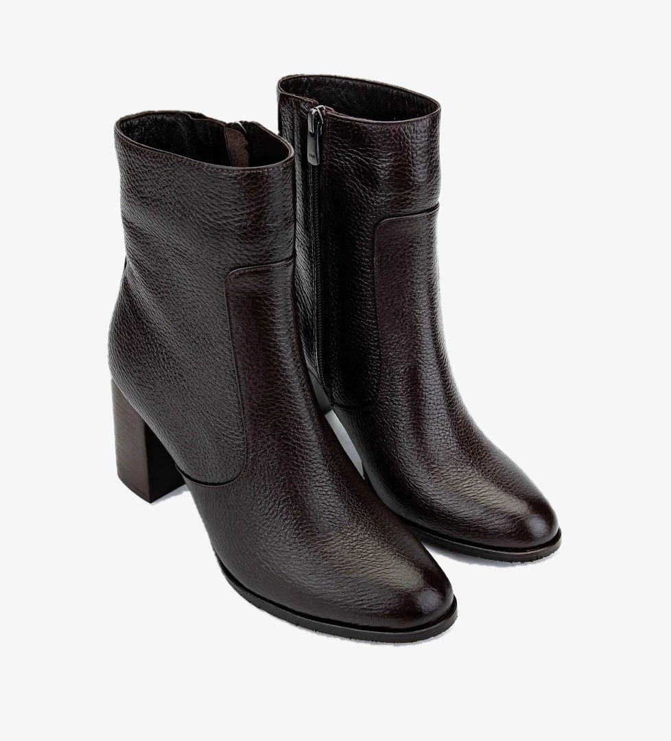 Tamer Tanca Tamer Tanca Kadın Hakiki Deri Kahverengi Floter Klasik Bot model görseli