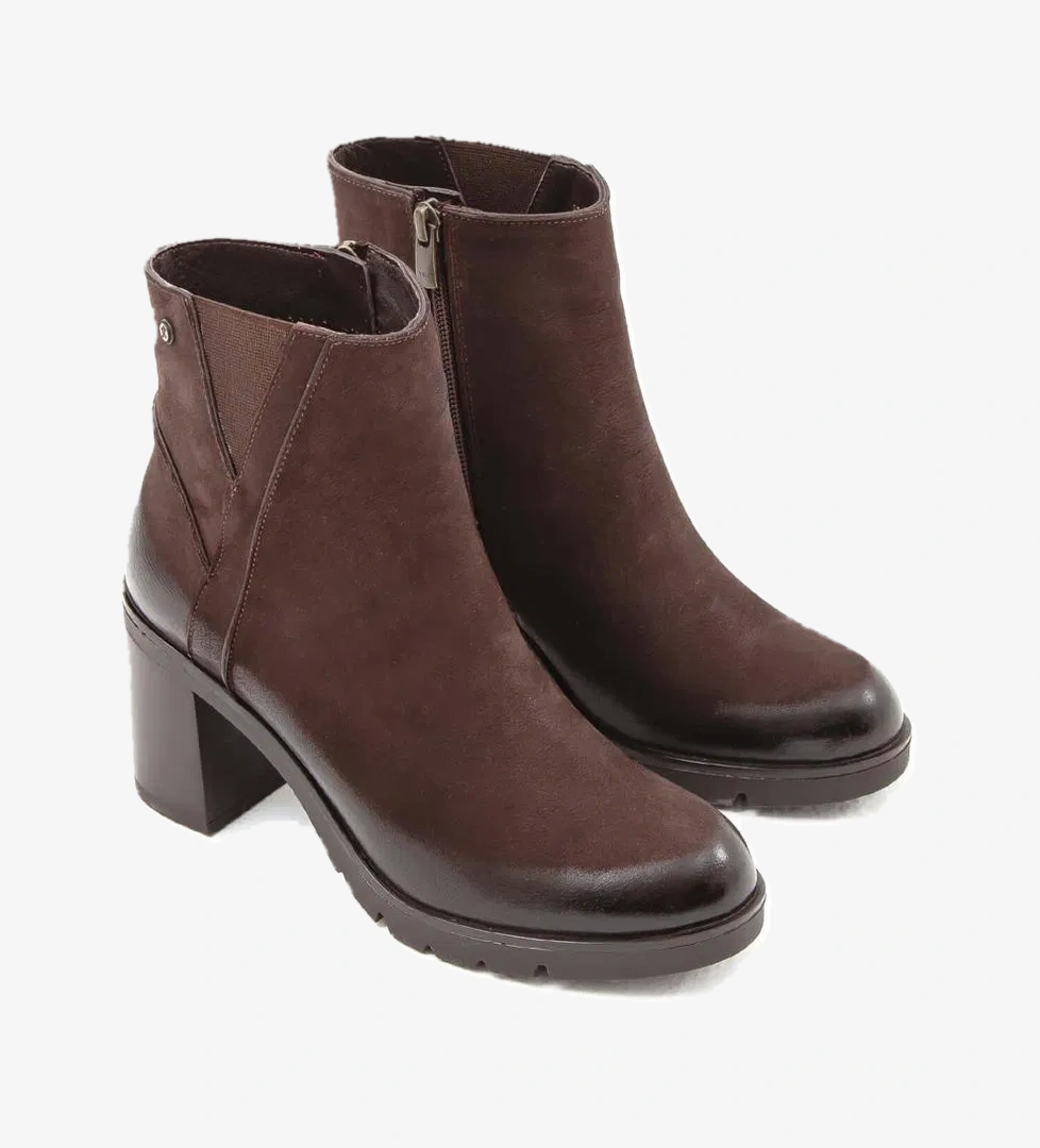 Tamer Tanca Tamer Tanca Kadın Hakiki Deri Kahverengi Klasik Bot model görseli