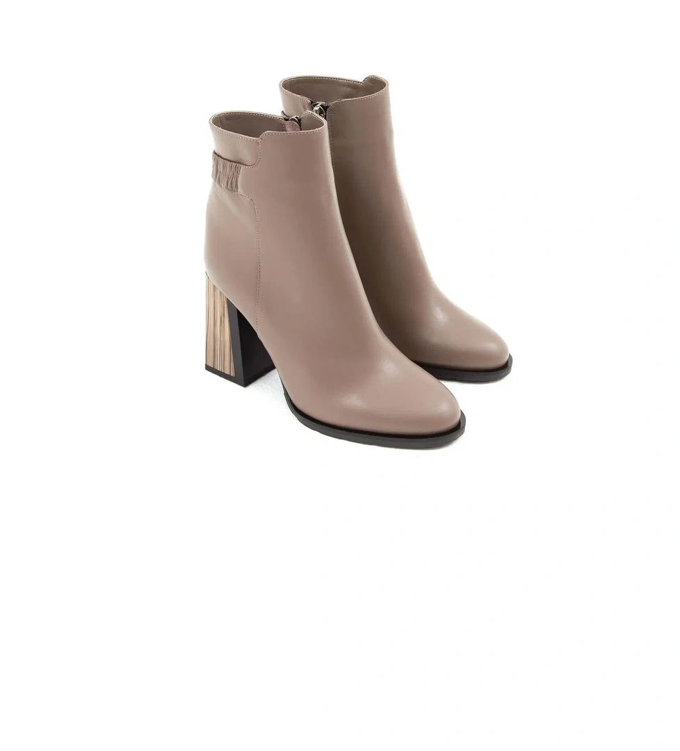 Tamer Tanca Kadın Hakiki Deri Vizon Casual Bot - Görsel 1