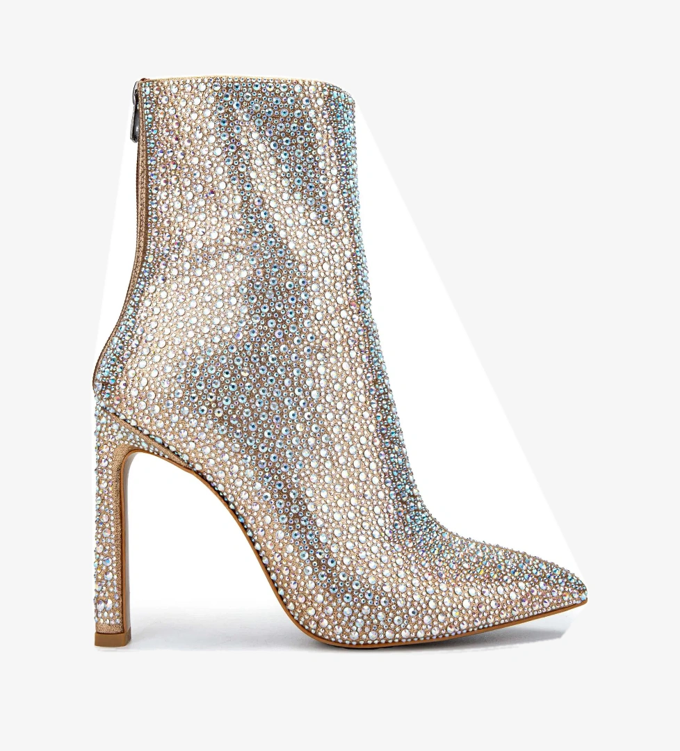 Tamer Tanca Tamer Tanca Kadın Hakiki Deri Bej Topuklu Bot model görseli